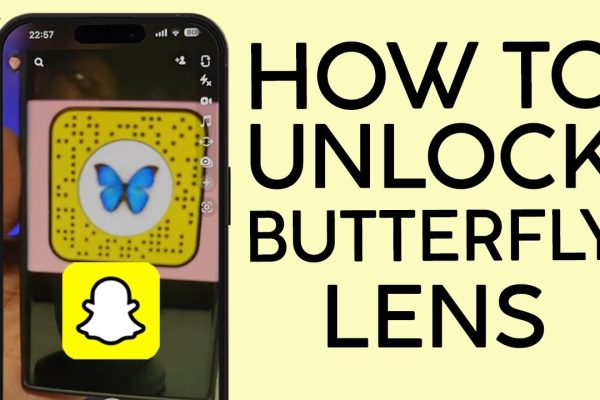 Unlock the Butterflies Lens on Snap chat